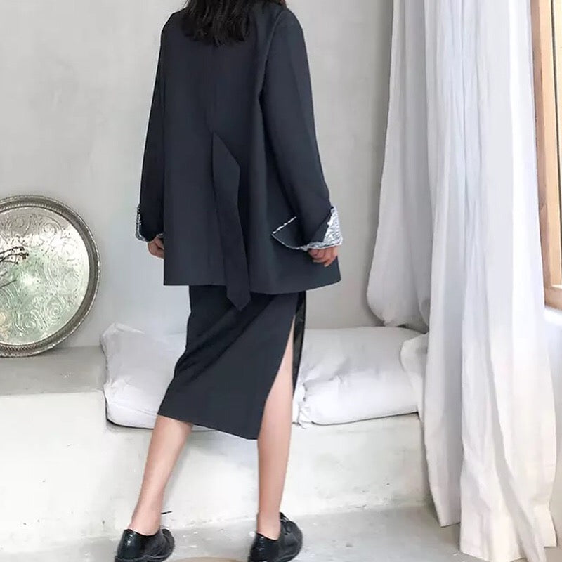 CONJUNTO FALDA Y CHAQUETA MUJER