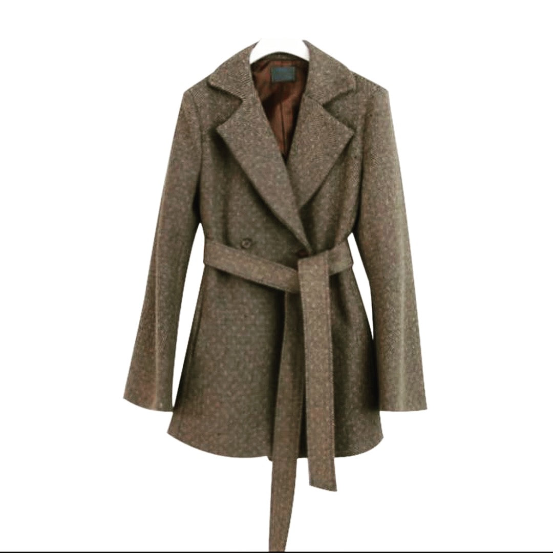 SHORT COAT (BROWN)